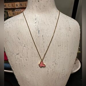 Gold Butterfly Pendant Necklace